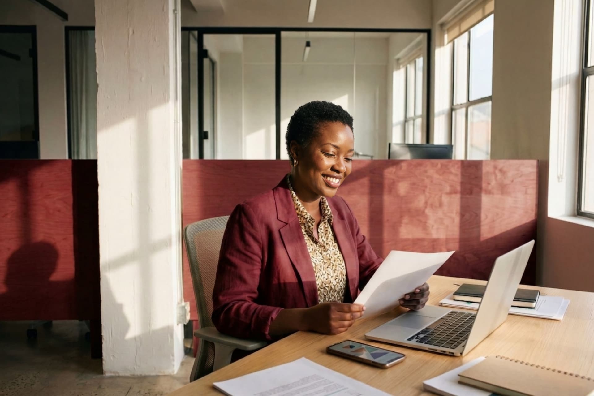 Professionnel en bureau ou consultation